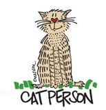 Cat Person Sleep Shirt   Adult one size, cotton