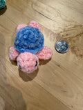 Hand Knit Chenille Turtles