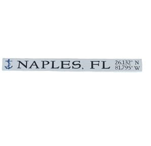 Naples Florida Souvenir Sign Anchor